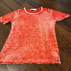 Short sleeve ladies sweater